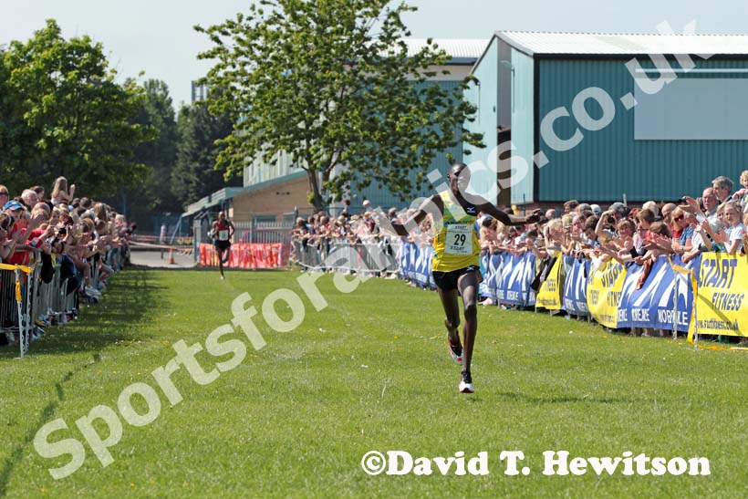 Boniface Kiprob (Run Fast) wins the Blaydon Races, June 9th.